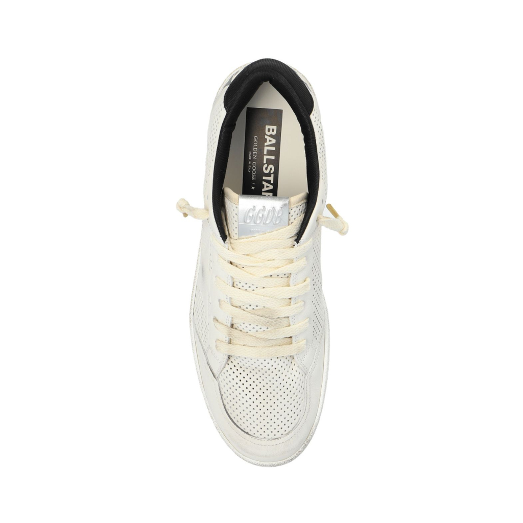 Golden Goose Ball Star Leather Sneakers White