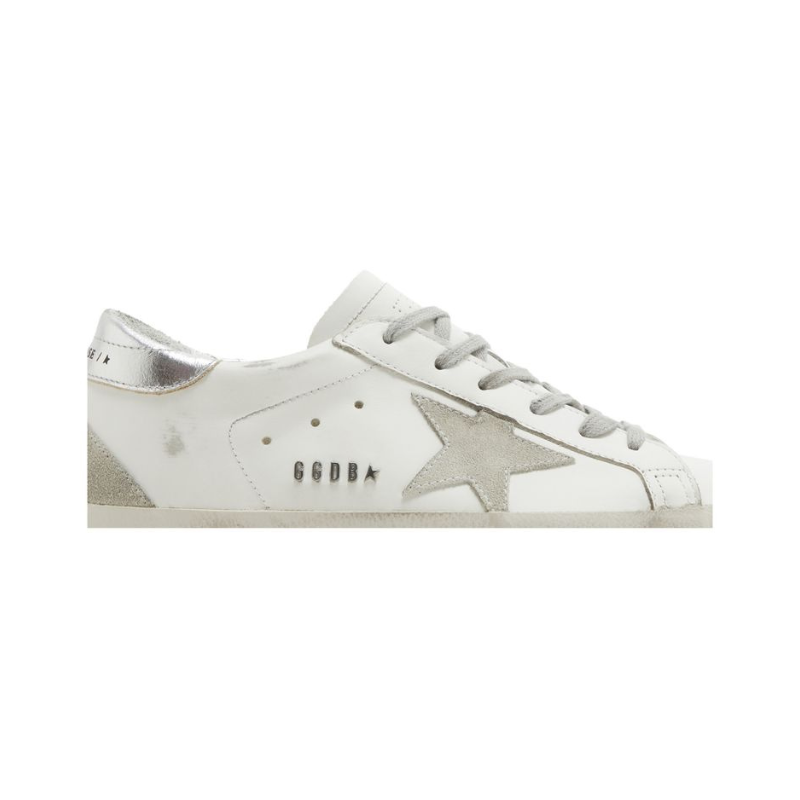 Golden Goose Super-Star White Silver