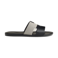 Hermès Izmir sandal black and white