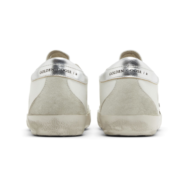 Golden Goose Super-Star White Silver