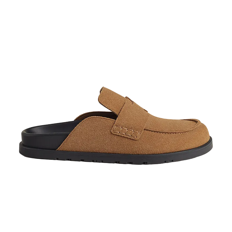 Hermès Go mule 'Brun Fumé'